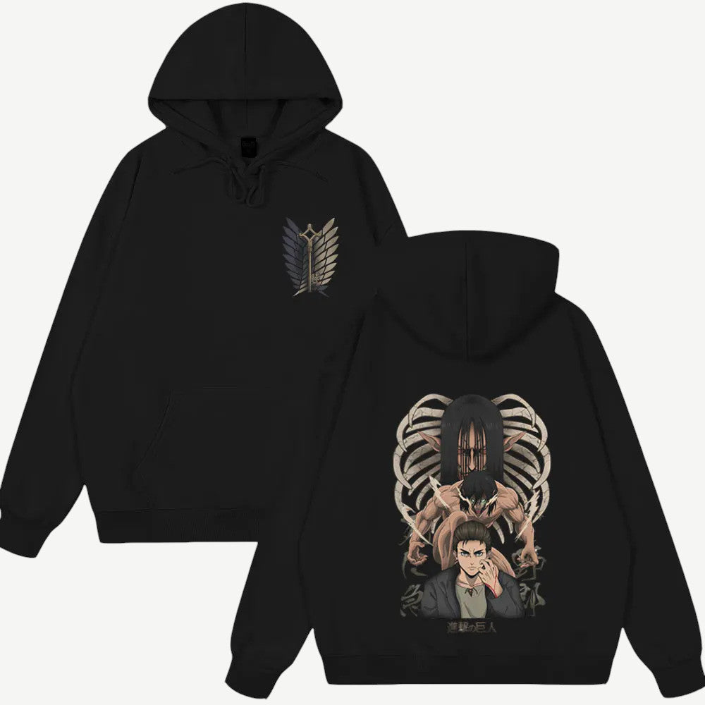Anime Attack on Titan Eren bluza Weebu