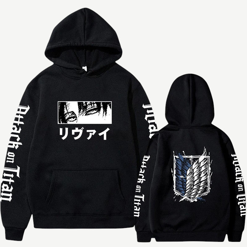 Anime Attack on Titan Levi bluza Weebu