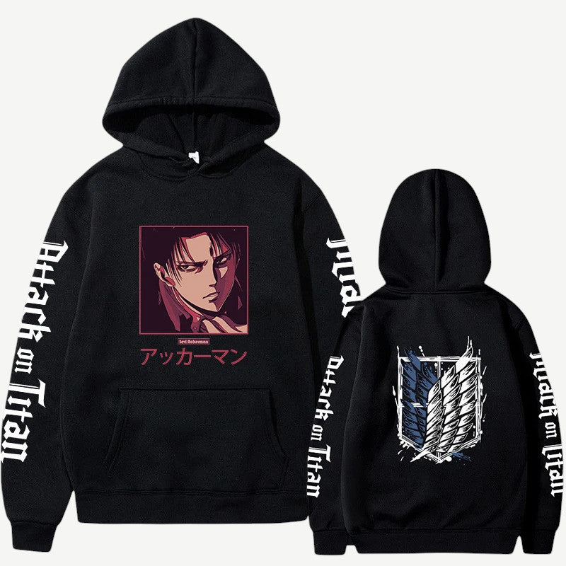 Anime Attack on Titan Levi bluza Weebu
