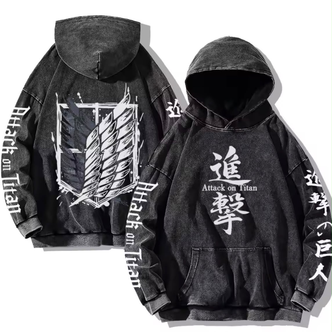 Anime Attack on Titan bluza Skrzydła Wolności Weebu