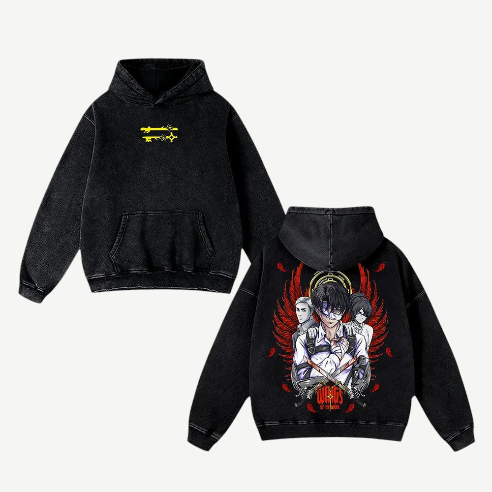 Anime Attack on Titan bluza Weebu
