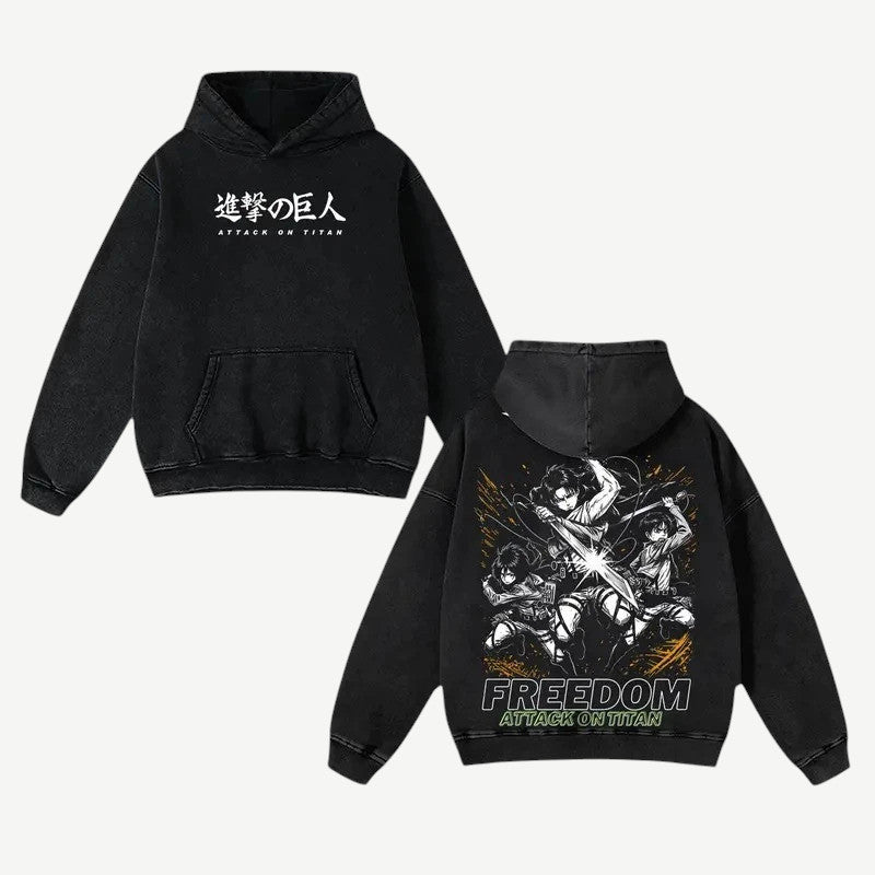 Anime Attack on Titan bluza Weebu
