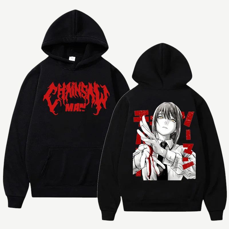 Anime Chainsaw Man Makima bluza Weebu