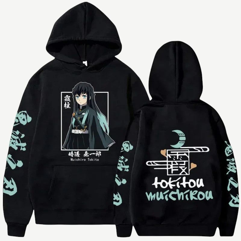 Anime Demon Slayer Muichiro Tokito bluza Weebu