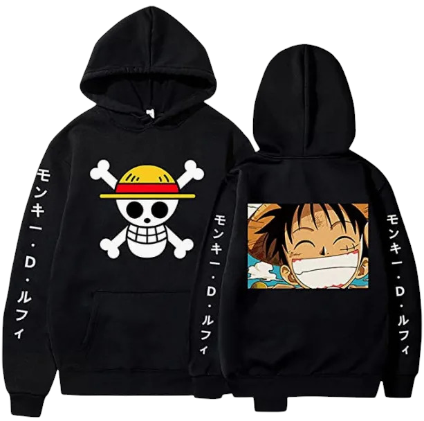 Anime One Piece Luffy bluza Weebu