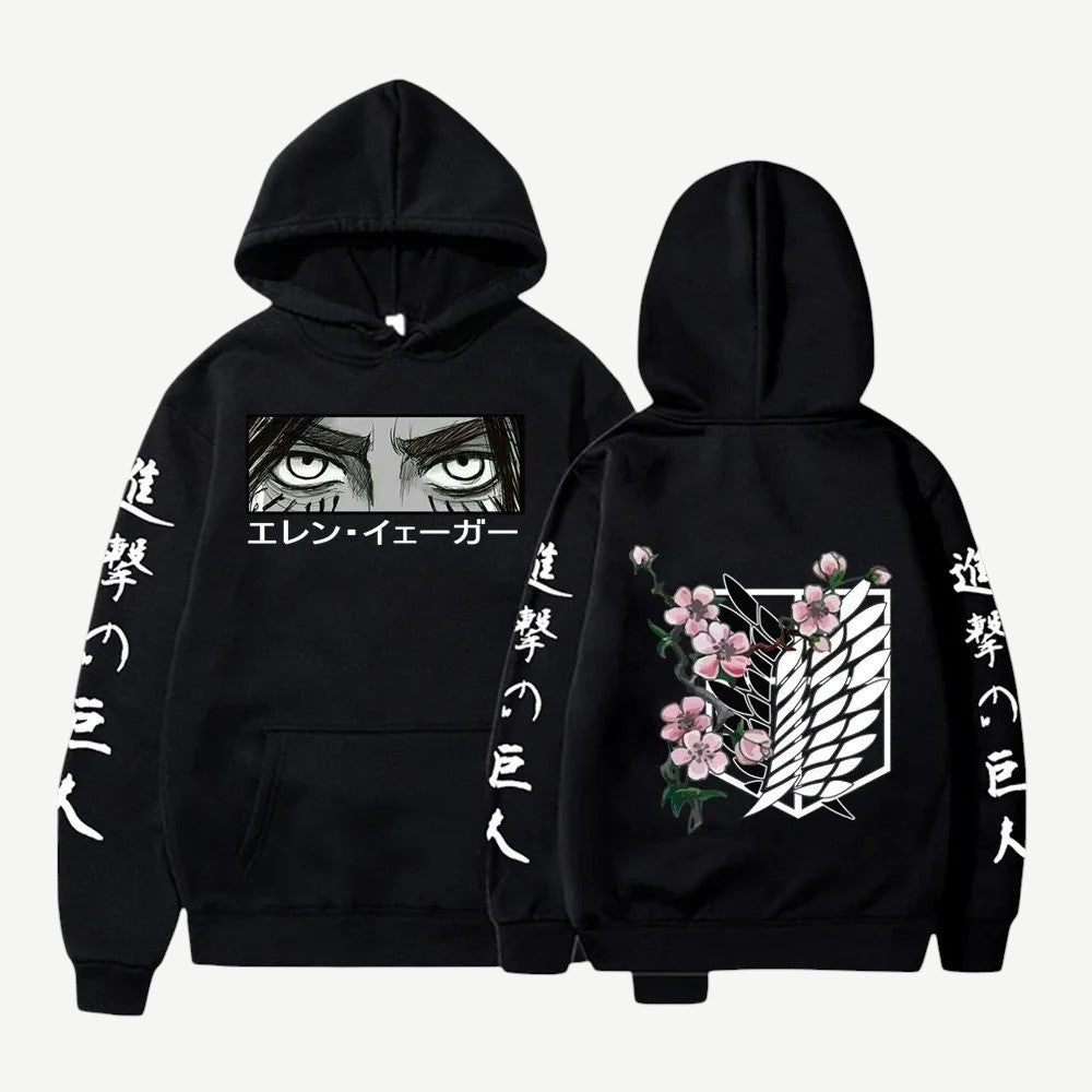 Anime Attack on Titan Eren bluza Weebu