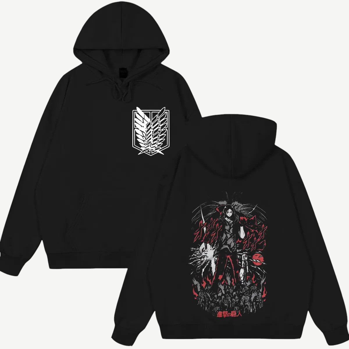 Anime Attack on Titan Eren bluza Weebu