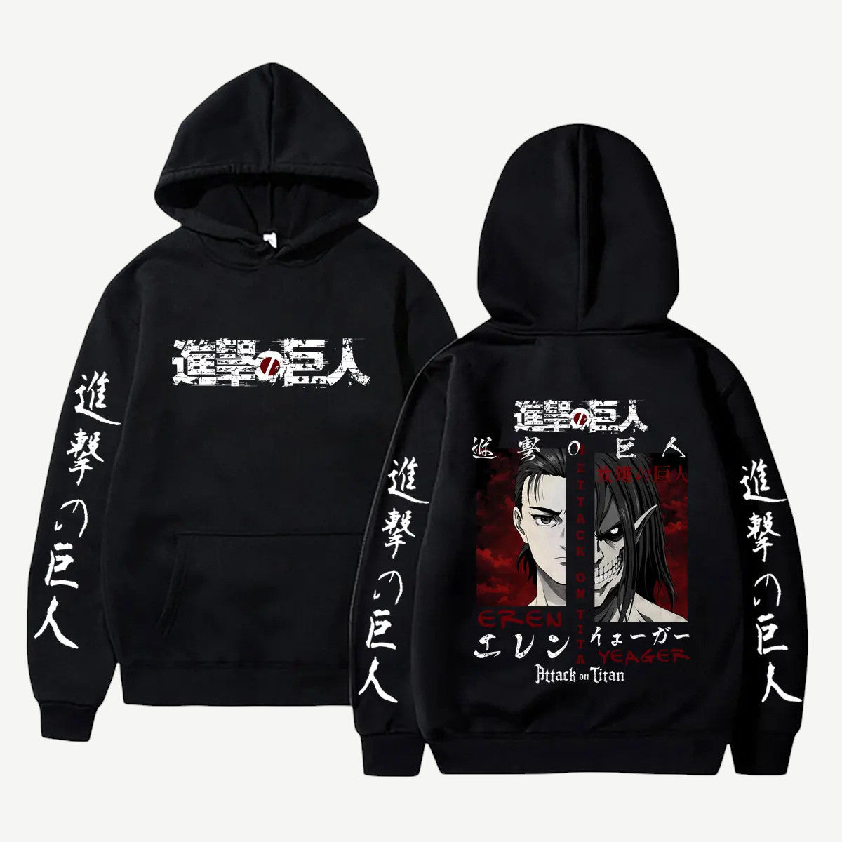 Anime Attack on Titan Eren bluza Weebu