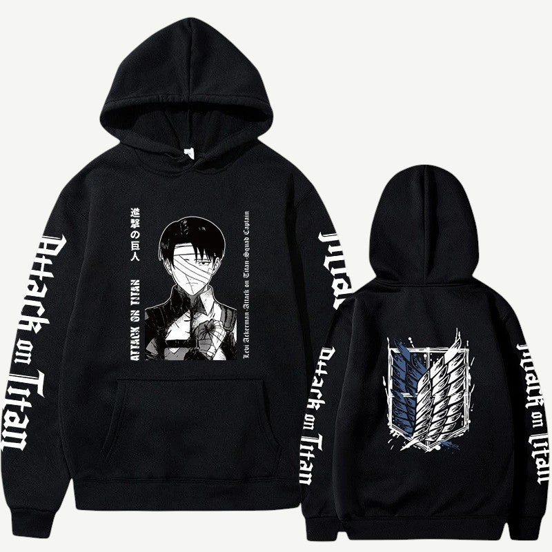 Anime Attack on Titan Levi bluza Weebu