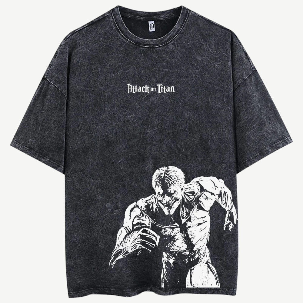 Anime Attack on Titan Reiner koszulka Weebu