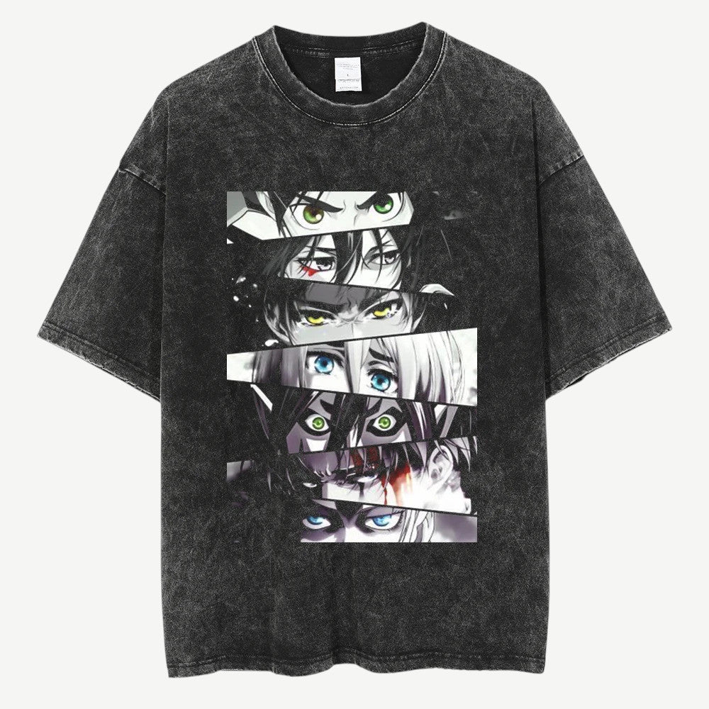 Anime Attack on Titan koszulka Weebu