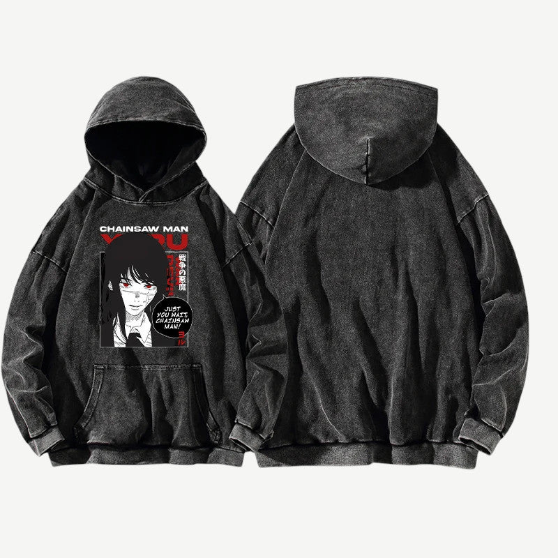 Anime Chainsaw Man Yoru bluza Weebu