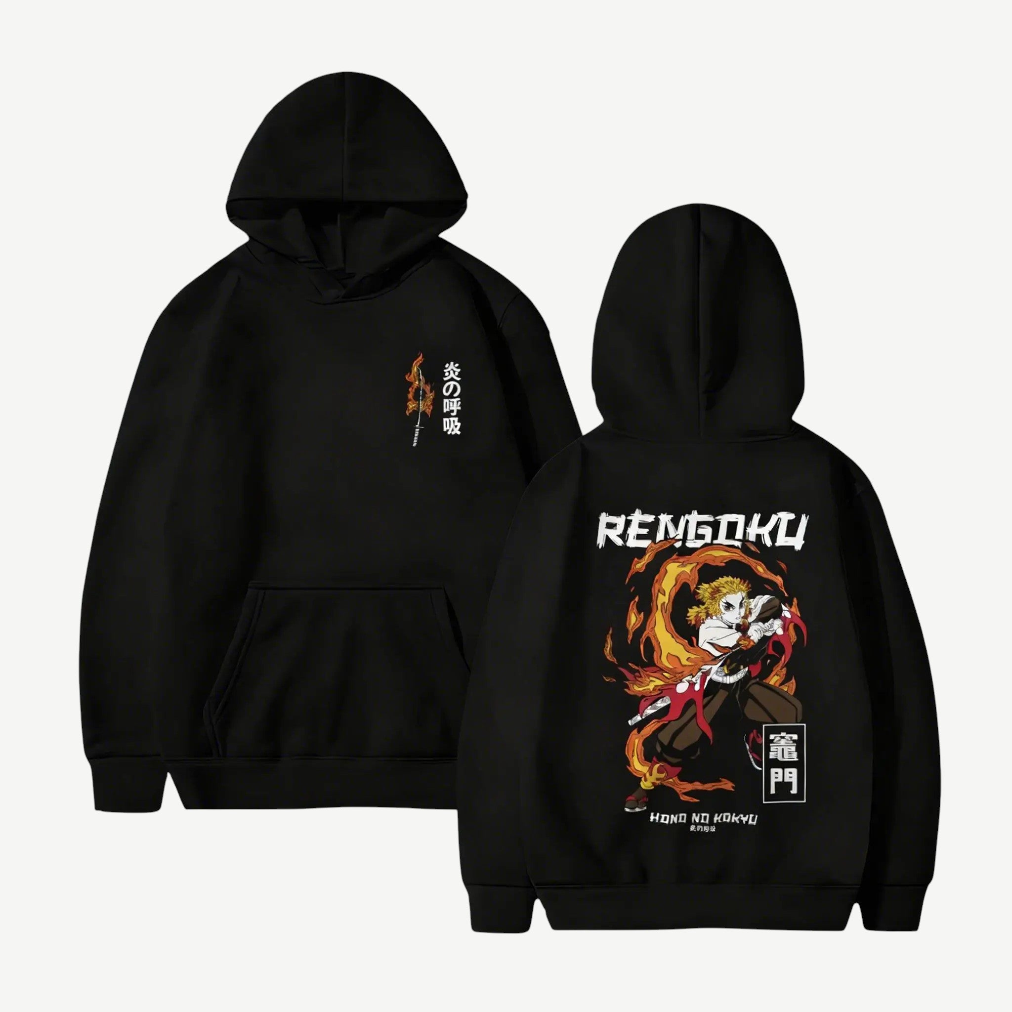 Anime Demon Slayer Rengoku bluza Weebu