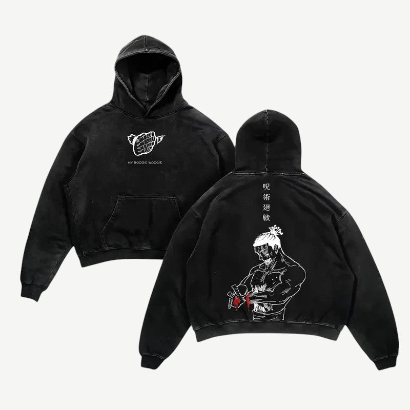 Anime Jujutsu Kaisen Aoi Todo bluza Weebu