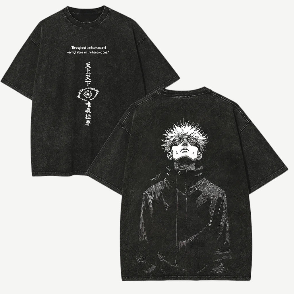 Anime Jujutsu Kaisen Gojo Satoru koszulka Weebu