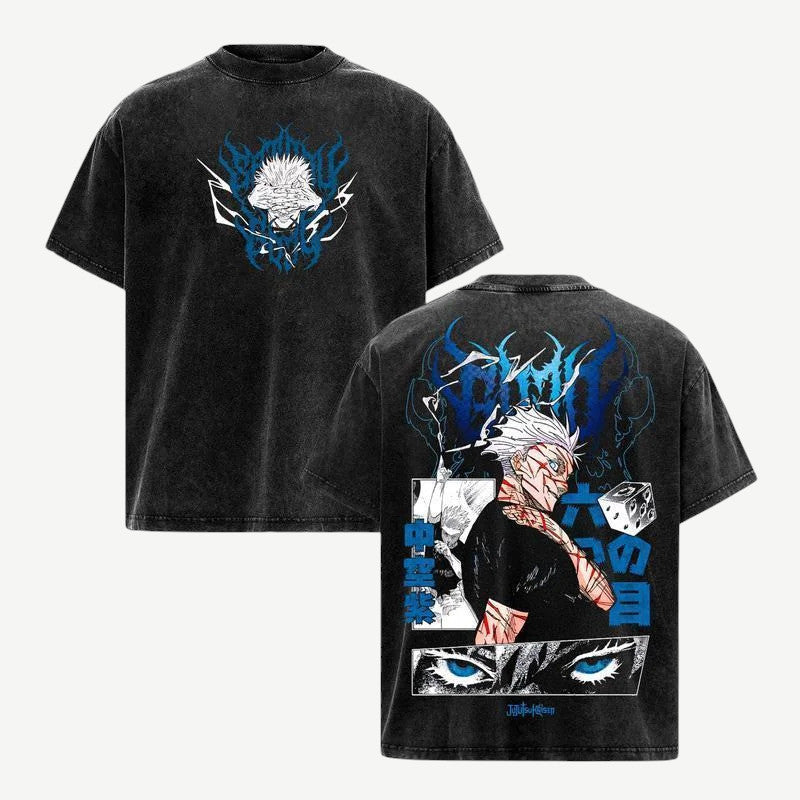 Anime Jujutsu Kaisen Gojo Satoru koszulka Weebu