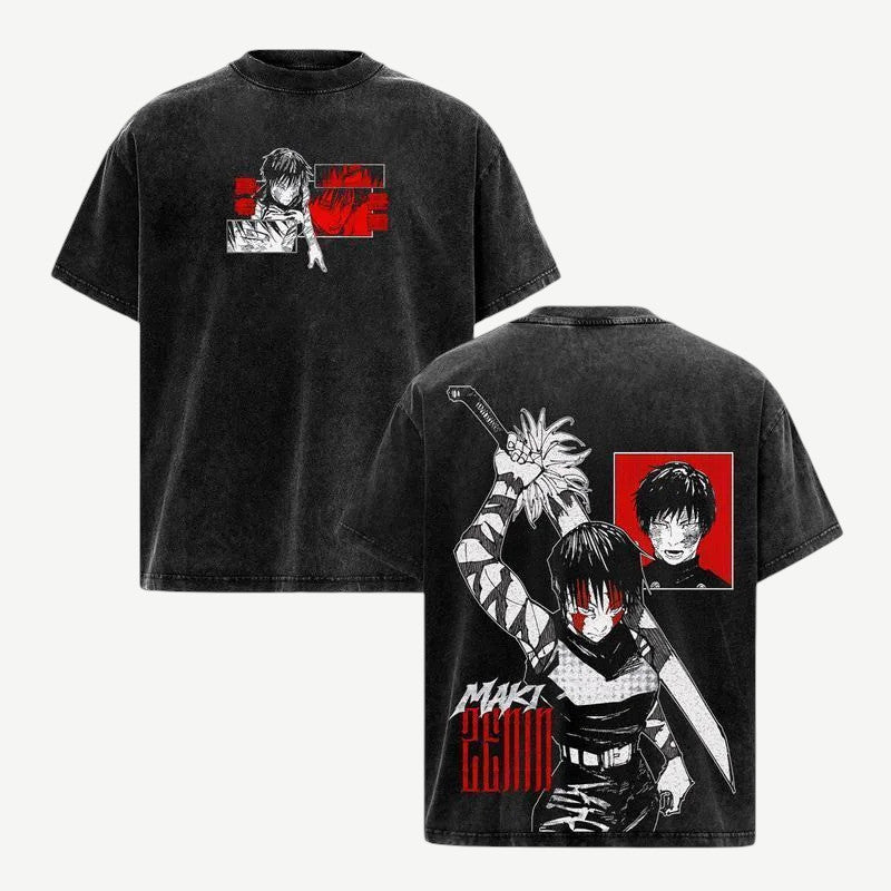 Anime Jujutsu Kaisen Maki Zenin koszulka Weebu