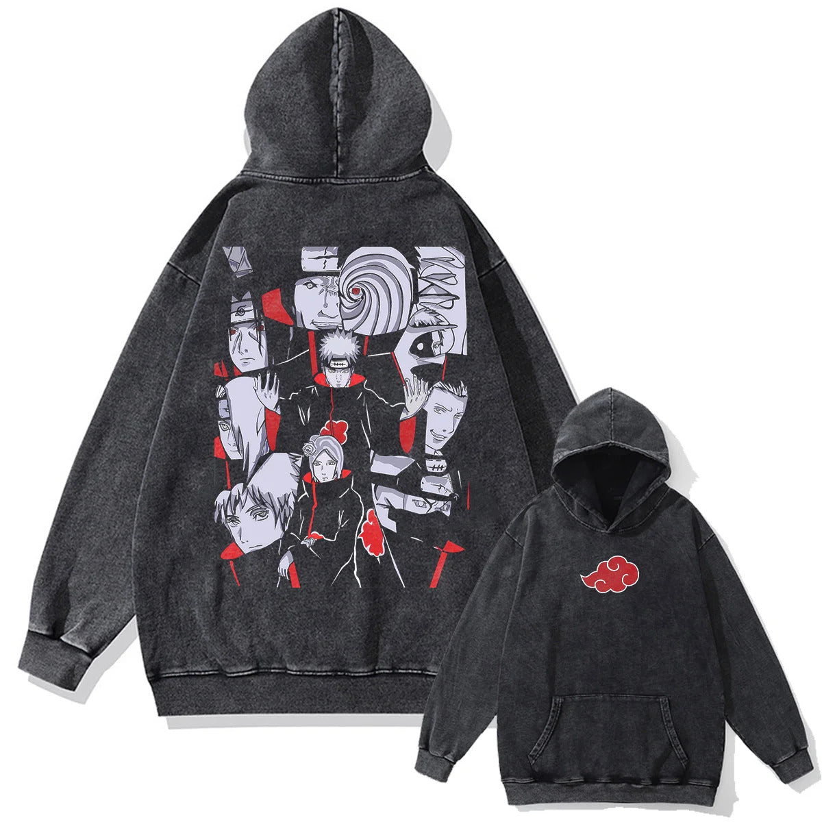 Anime Naruto Akatsuki bluza Weebu