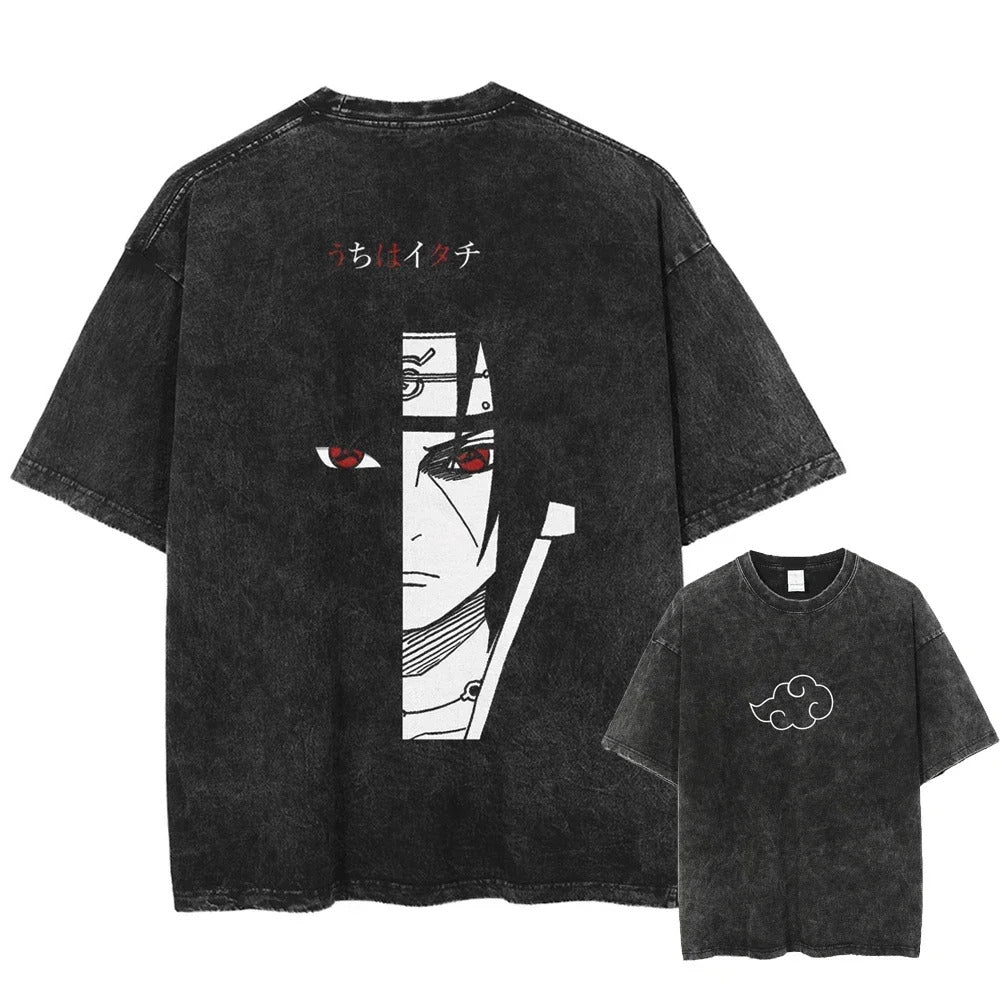 Anime Naruto Itachi Uchiha koszulka Weebu