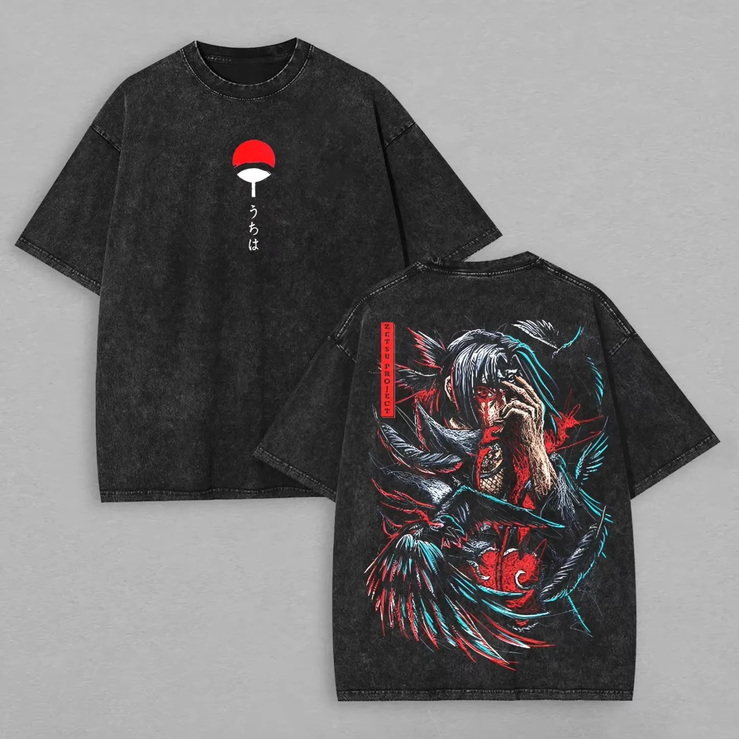 Anime Naruto Itachi Uchiha koszulka Weebu