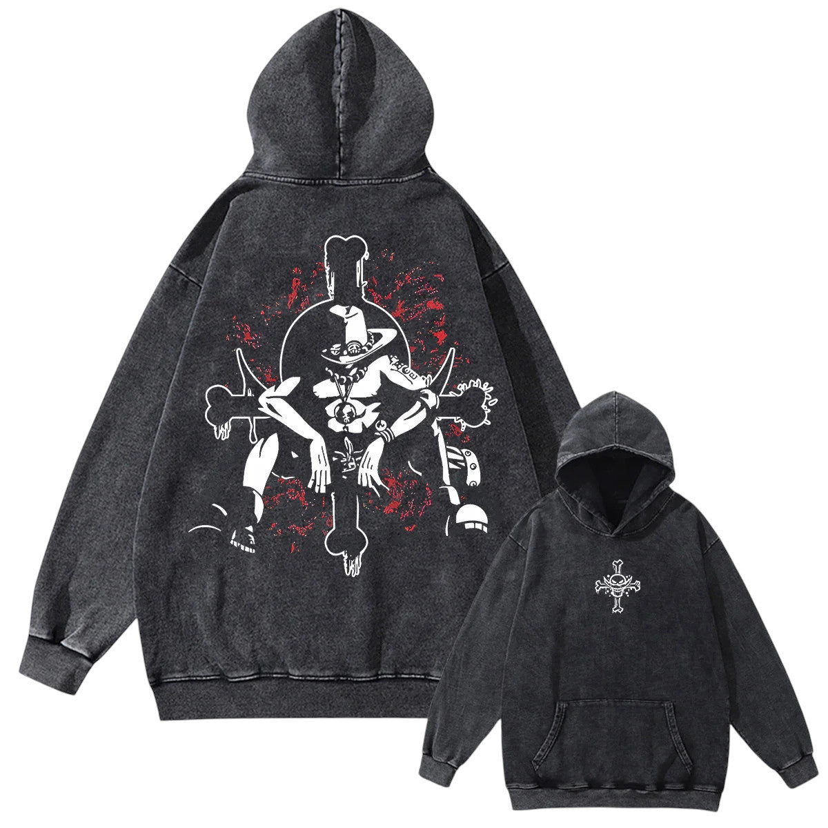 Anime One Piece Ace bluza Weebu