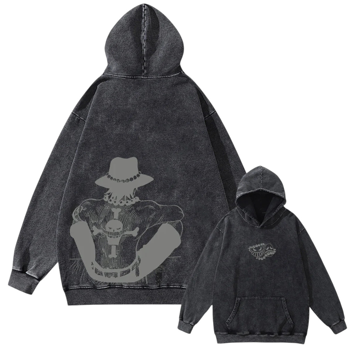 Anime One Piece Blackbeard bluza Weebu