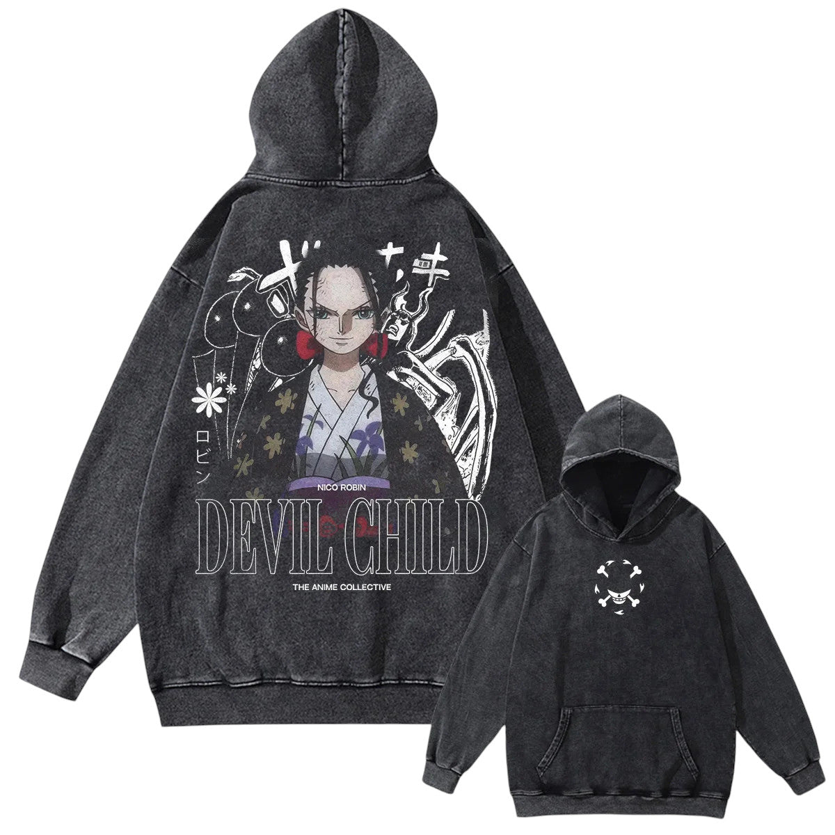 Anime One Piece Nico Robin bluza Weebu