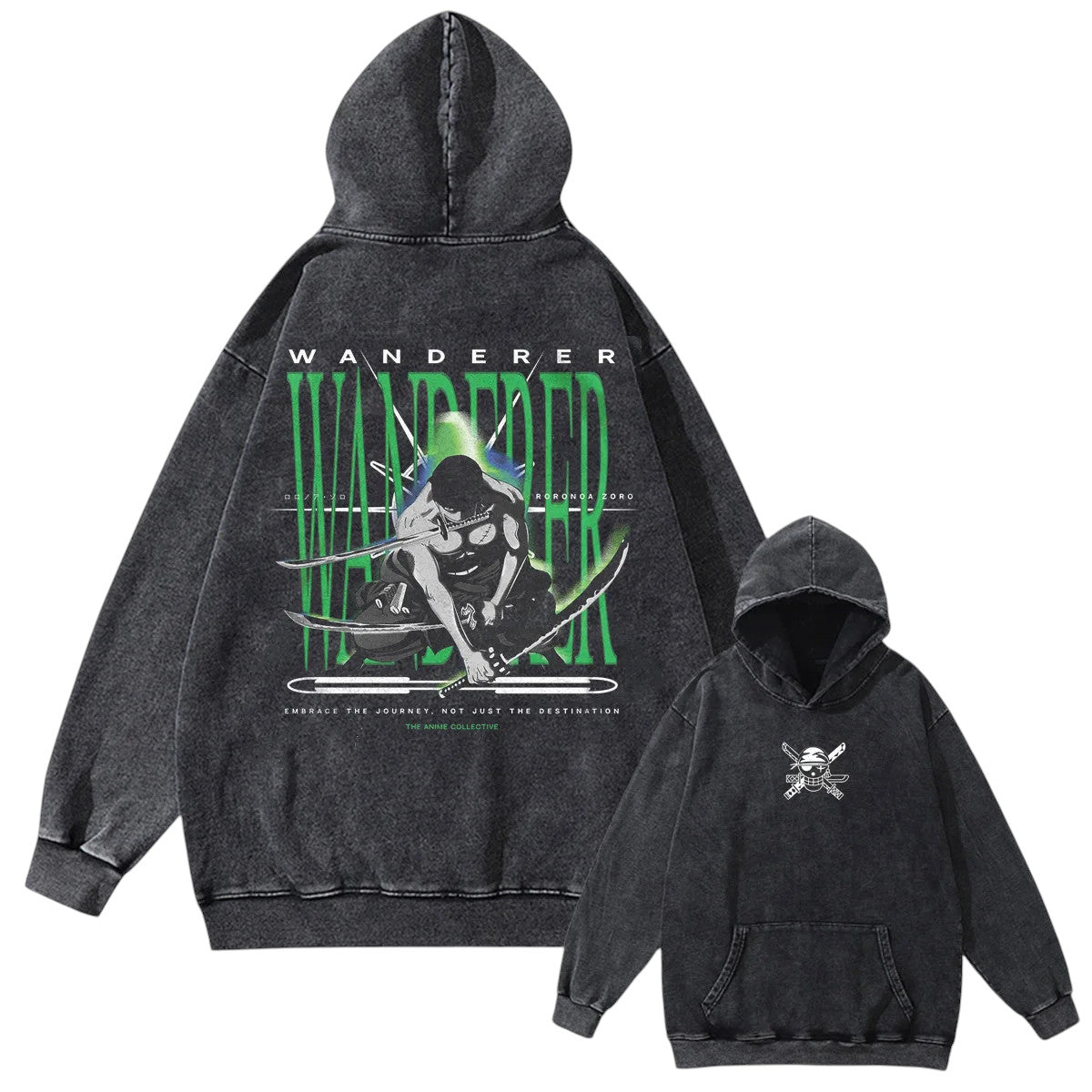 Anime One Piece Zoro bluza Weebu