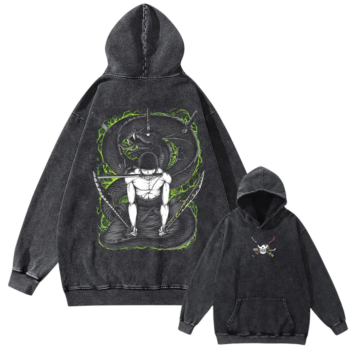 Anime One Piece Zoro bluza Weebu