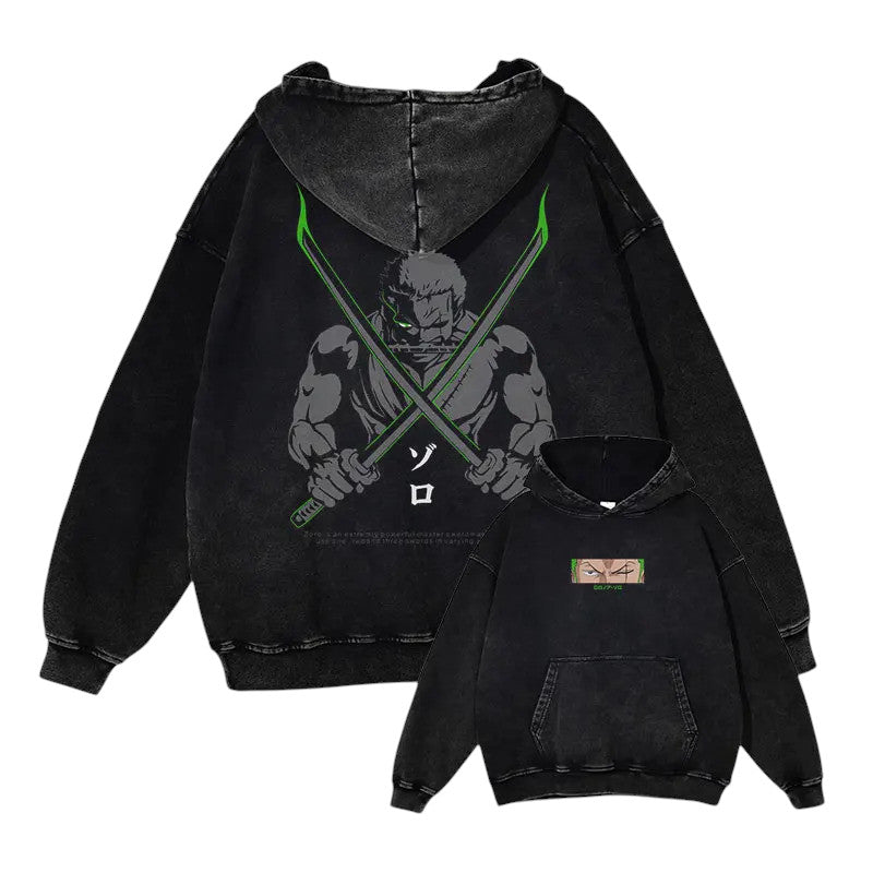 Anime One Piece Zoro bluza Weebu