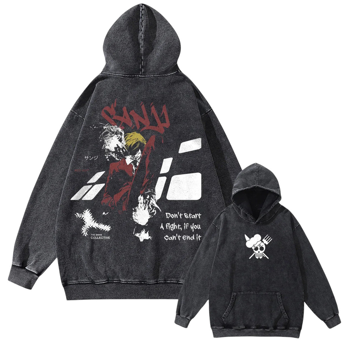 Anime One Piece Sanji bluza Weebu