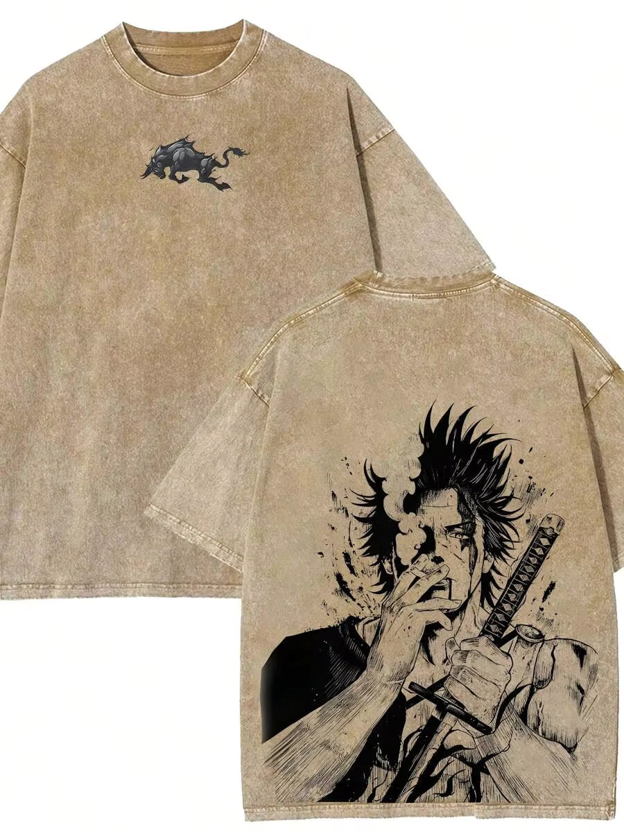 Anime Black Clover Yami koszulka 100% bawełna